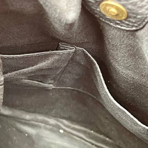 ⭐️Fossil Two-Tone Leather Tote Bag 15” H X 14” W - Picture 8 of 8